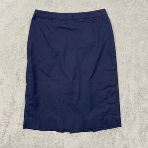 J. Crew Navy Pencil Skirt